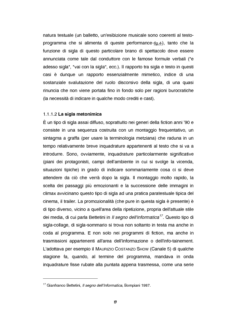 Anteprima della tesi: Teoria e tecnica della sigla televisiva - Il paratesto televisivo e la sua applicazione pratica, Pagina 14