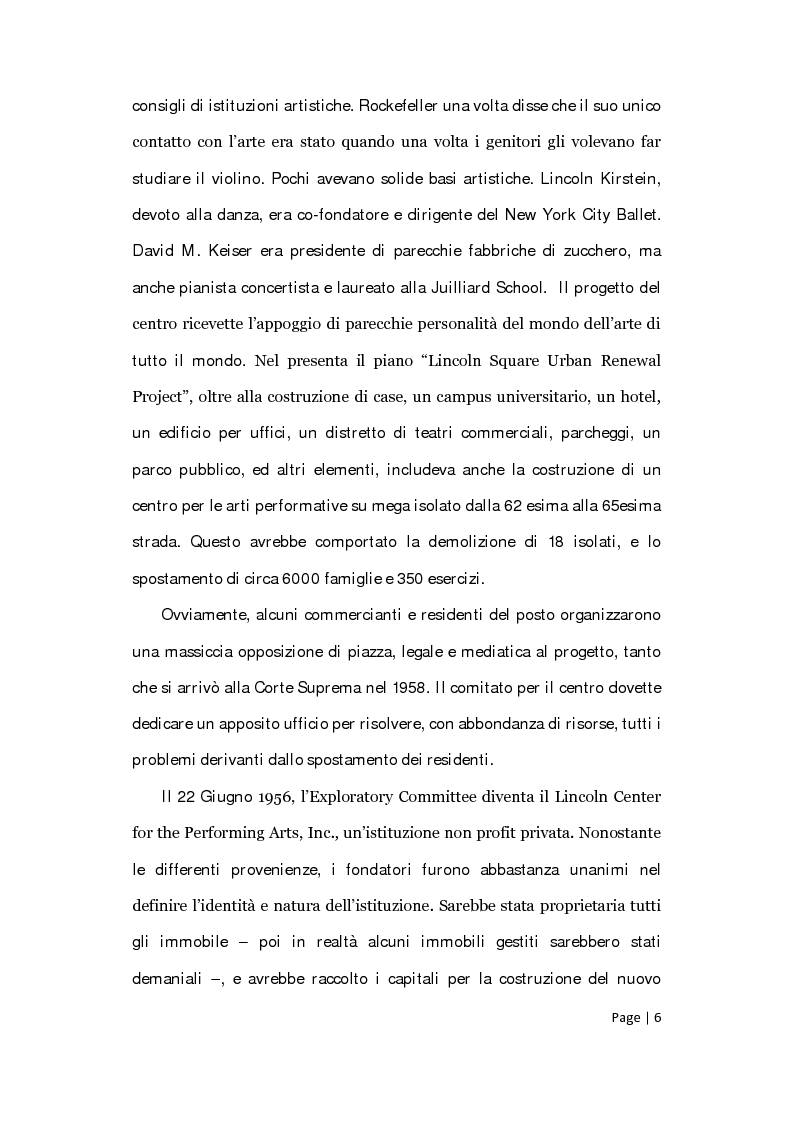 Anteprima della tesi: Il posizionamento strategico della Film Society of Lincoln Center, Pagina 5