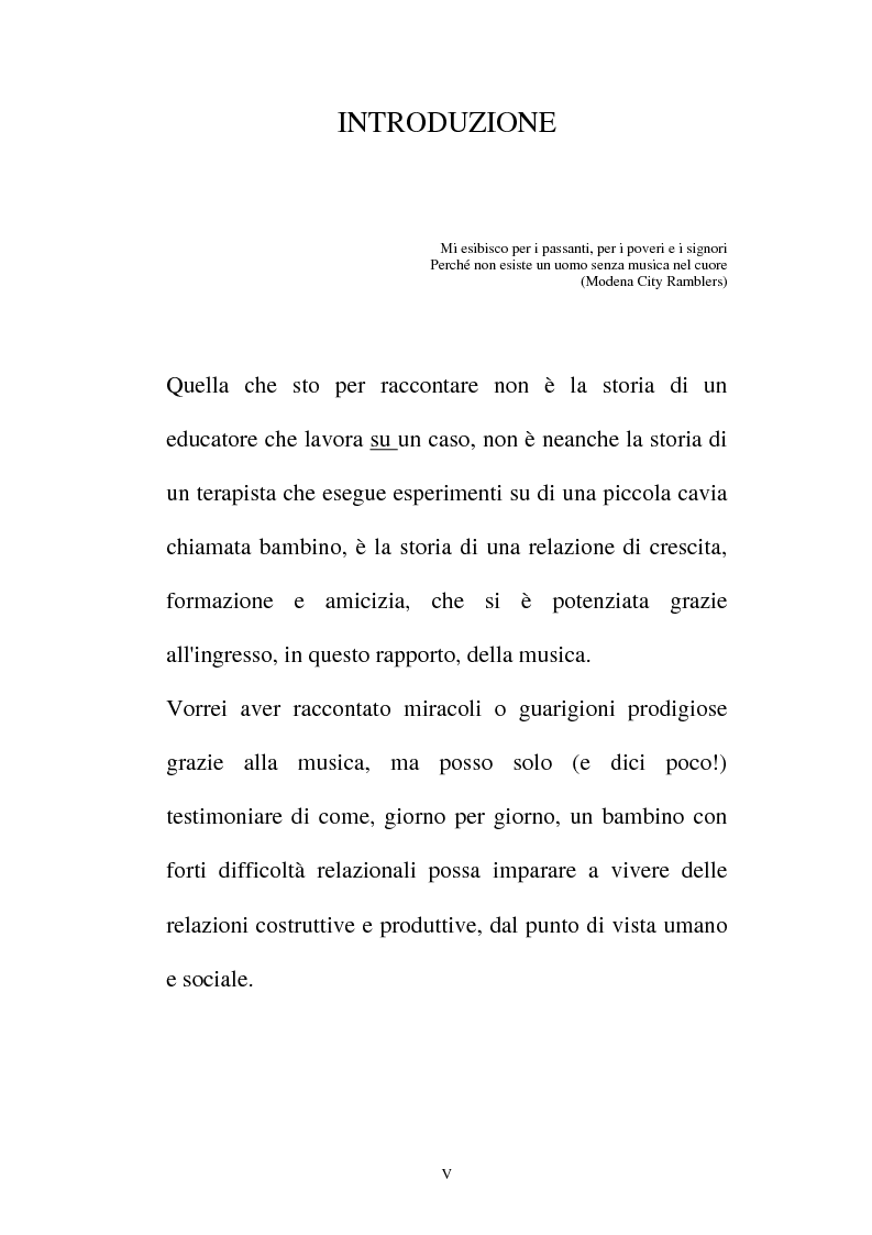Anteprima della tesi: La relazione musicale, Pagina 5