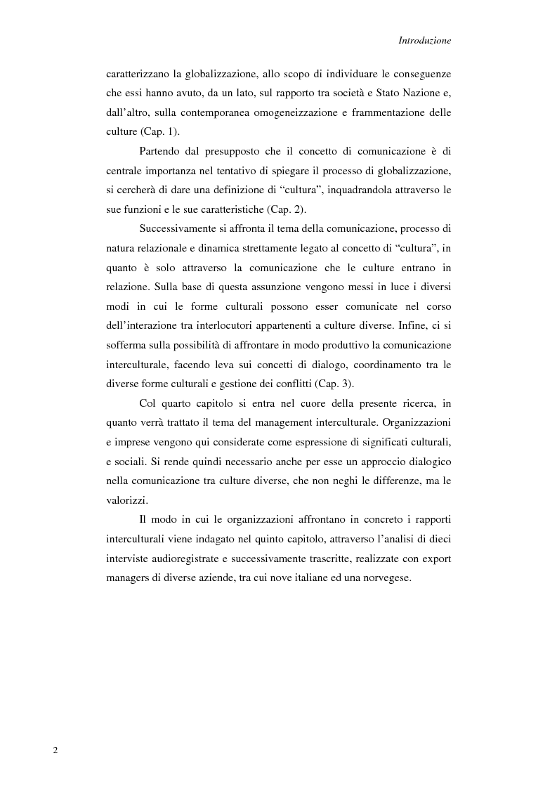 Anteprima della tesi: Il Management Interculturale: un'analisi di esperienze, Pagina 2