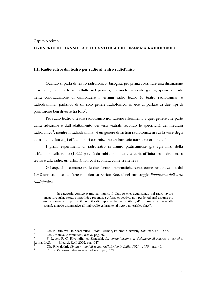 Anteprima della tesi: Radiodramma: origini del genere e la sua evoluzione alla RAI, Pagina 4