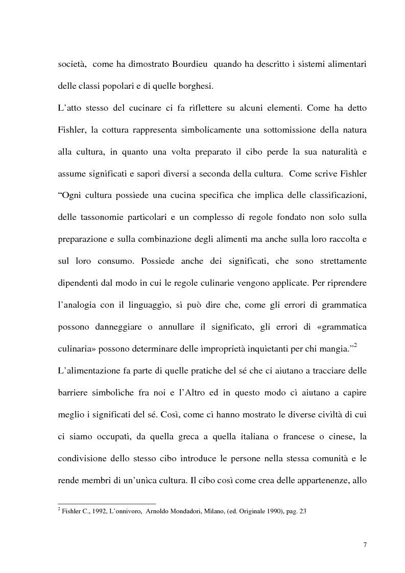 Anteprima della tesi: Le frontiere culturali del cibo, Pagina 2