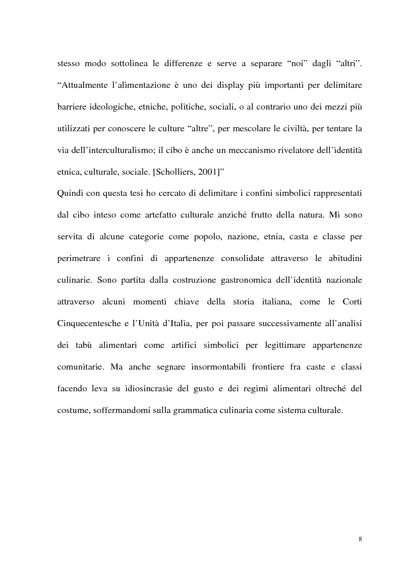 Anteprima della tesi: Le frontiere culturali del cibo, Pagina 3