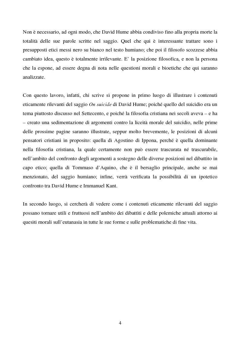 Anteprima della tesi: Il saggio di Hume ''On Suicide'', Pagina 2