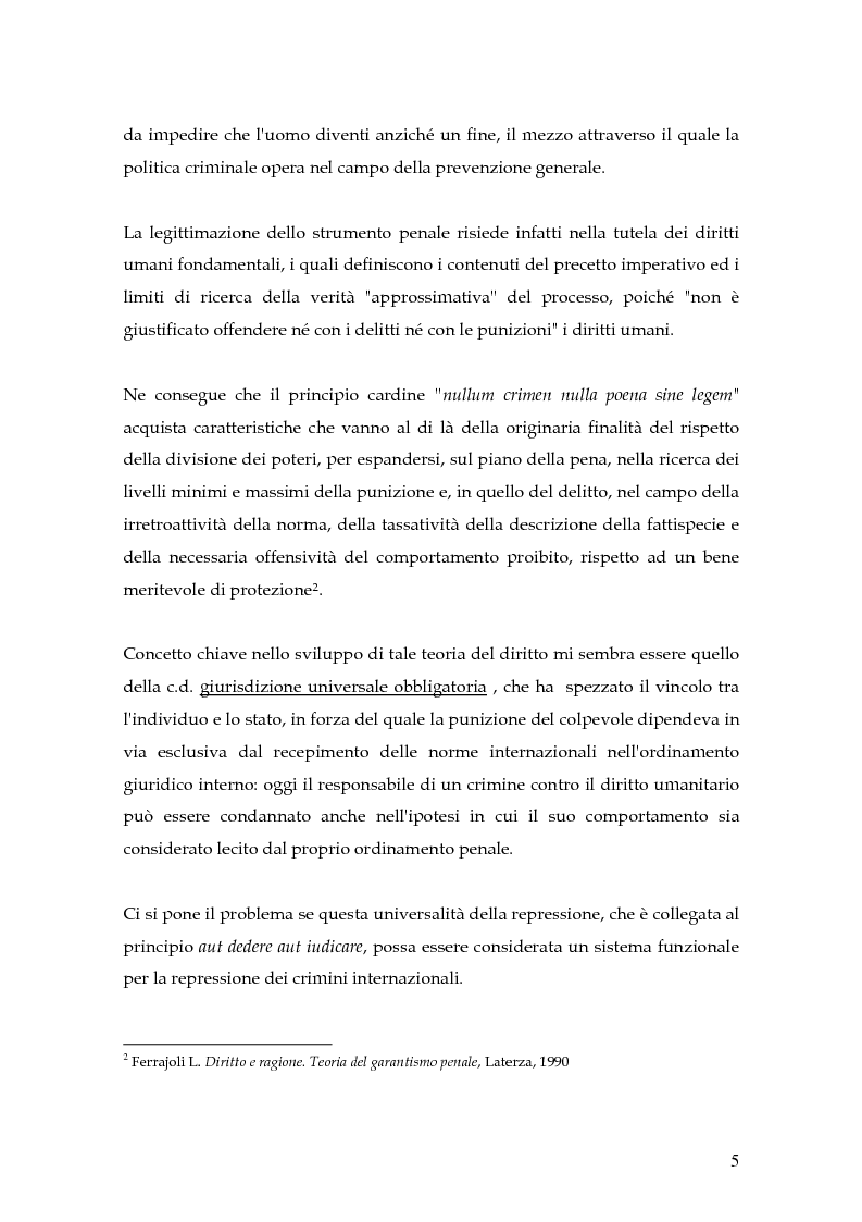 Anteprima della tesi: La punizione dei crimini internazionali, Pagina 2