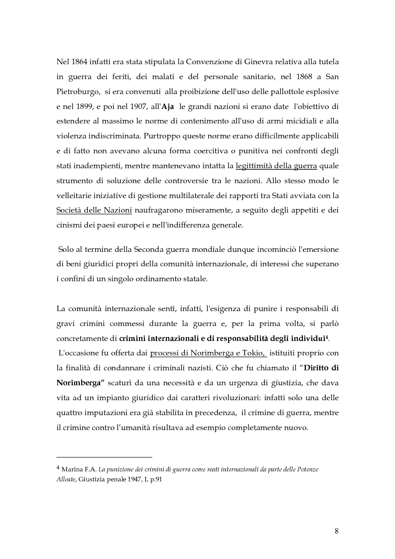 Anteprima della tesi: La punizione dei crimini internazionali, Pagina 5
