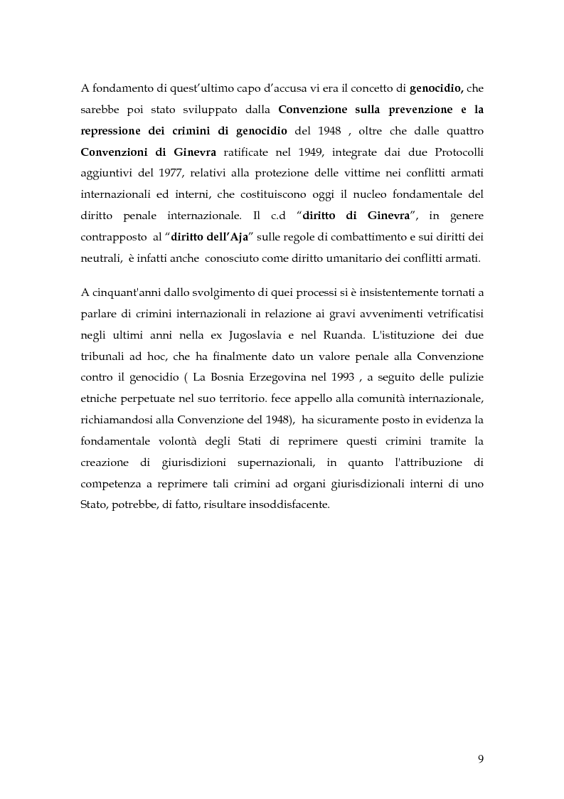 Anteprima della tesi: La punizione dei crimini internazionali, Pagina 6