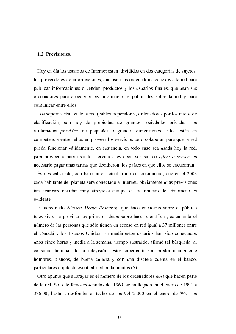Anteprima della tesi: Internet: las nuevas fronteras de la comunicaciòn, Pagina 8