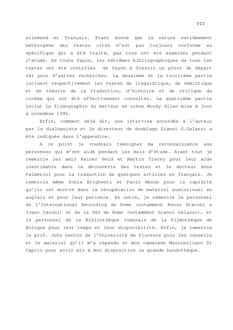 Anteprima della tesi: Le problème de la traduction dans le doublage cinématographique en Italie, Pagina 4