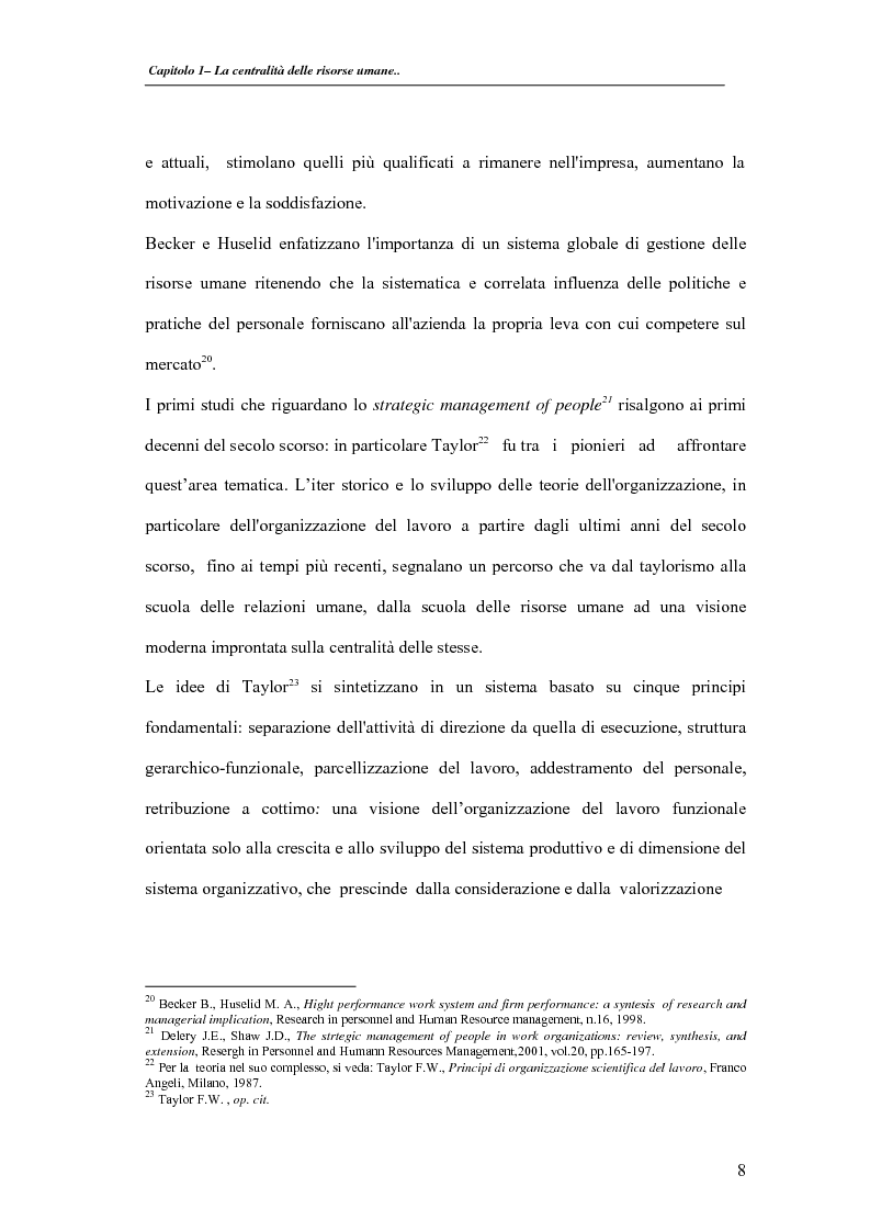 Anteprima della tesi: La valutazione delle performance delle risorse umane: il caso Indesit Company, Pagina 11