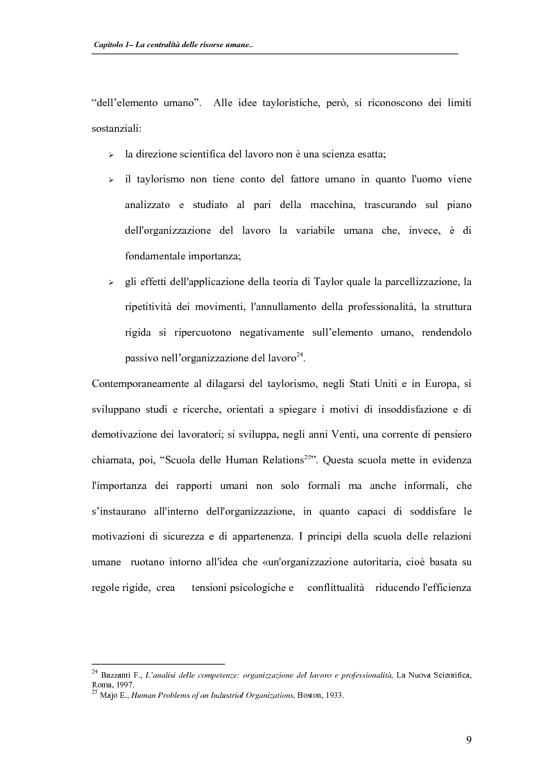 Anteprima della tesi: La valutazione delle performance delle risorse umane: il caso Indesit Company, Pagina 12