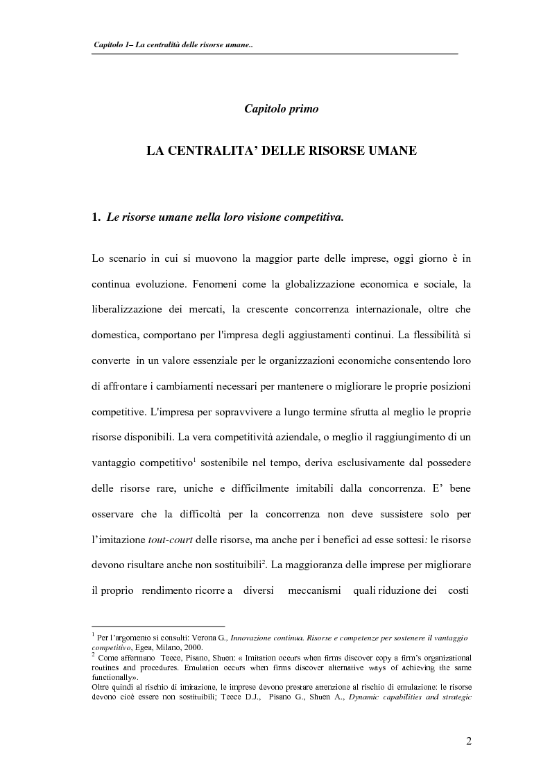 Anteprima della tesi: La valutazione delle performance delle risorse umane: il caso Indesit Company, Pagina 5