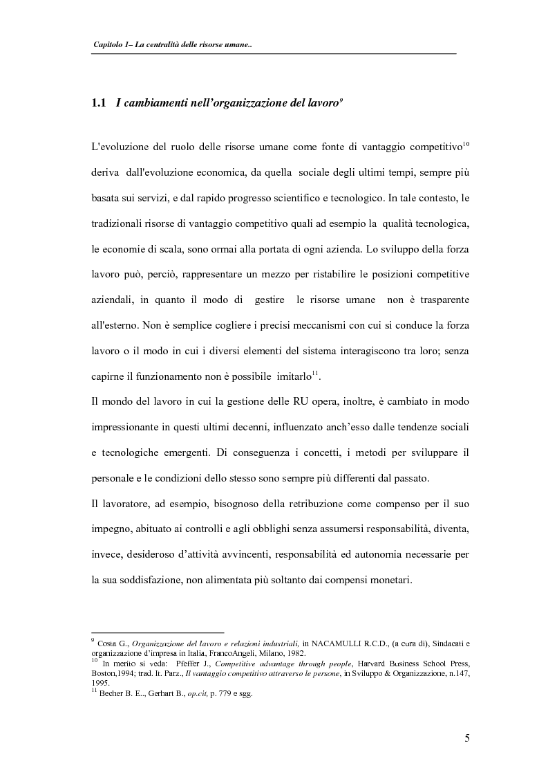 Anteprima della tesi: La valutazione delle performance delle risorse umane: il caso Indesit Company, Pagina 8