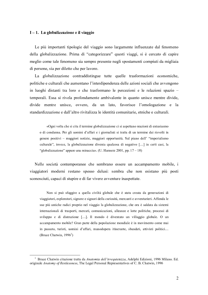Anteprima della tesi: L'arte del viaggiare: l'etnografia del pendolare, Pagina 5