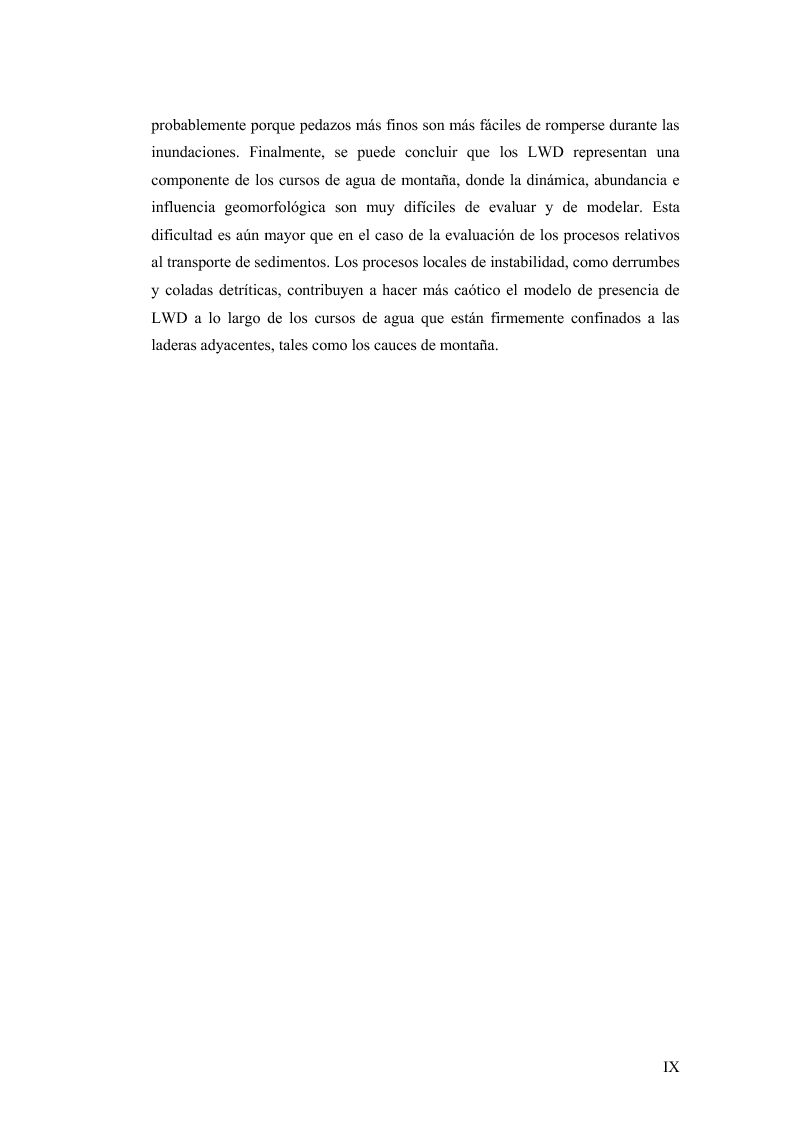 Anteprima della tesi: Volume and Characteristics of Woody Debris in Mountain Rivers of Italian Dolomites and Southern Andes, Pagina 5