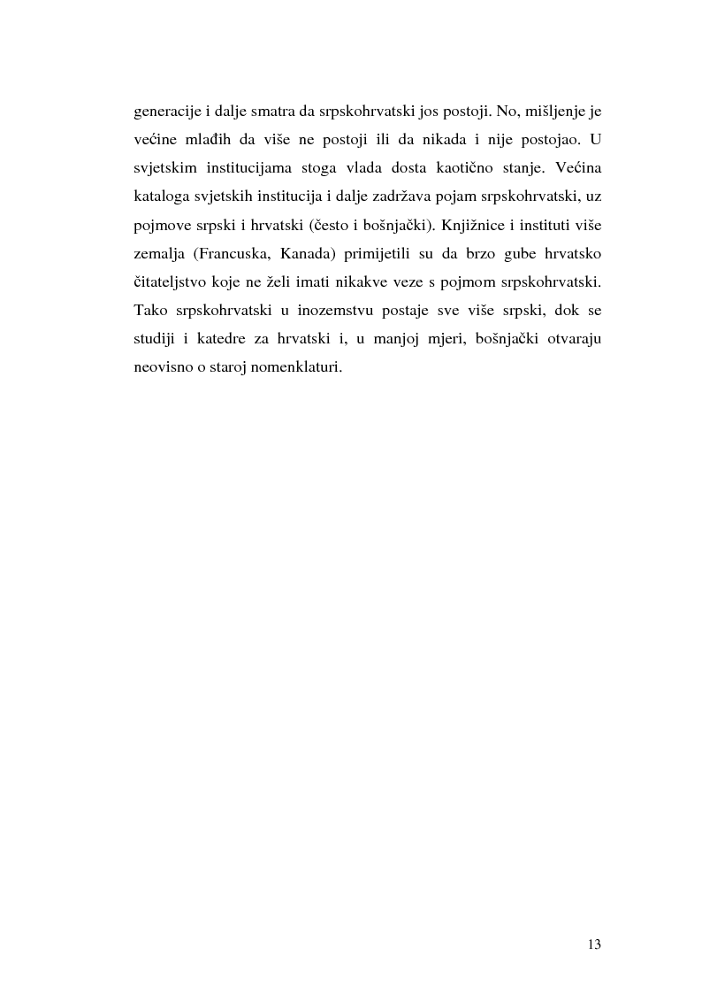 Anteprima della tesi: Il processo di standardizzazione del croato, Pagina 10