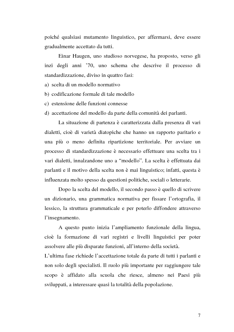 Anteprima della tesi: Il processo di standardizzazione del croato, Pagina 4
