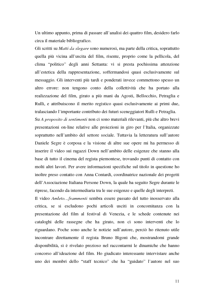 Anteprima della tesi: Oltre il dolore, oltre la pena. Cinema e handicap, quattro diversi sguardi d'autore, Pagina 8