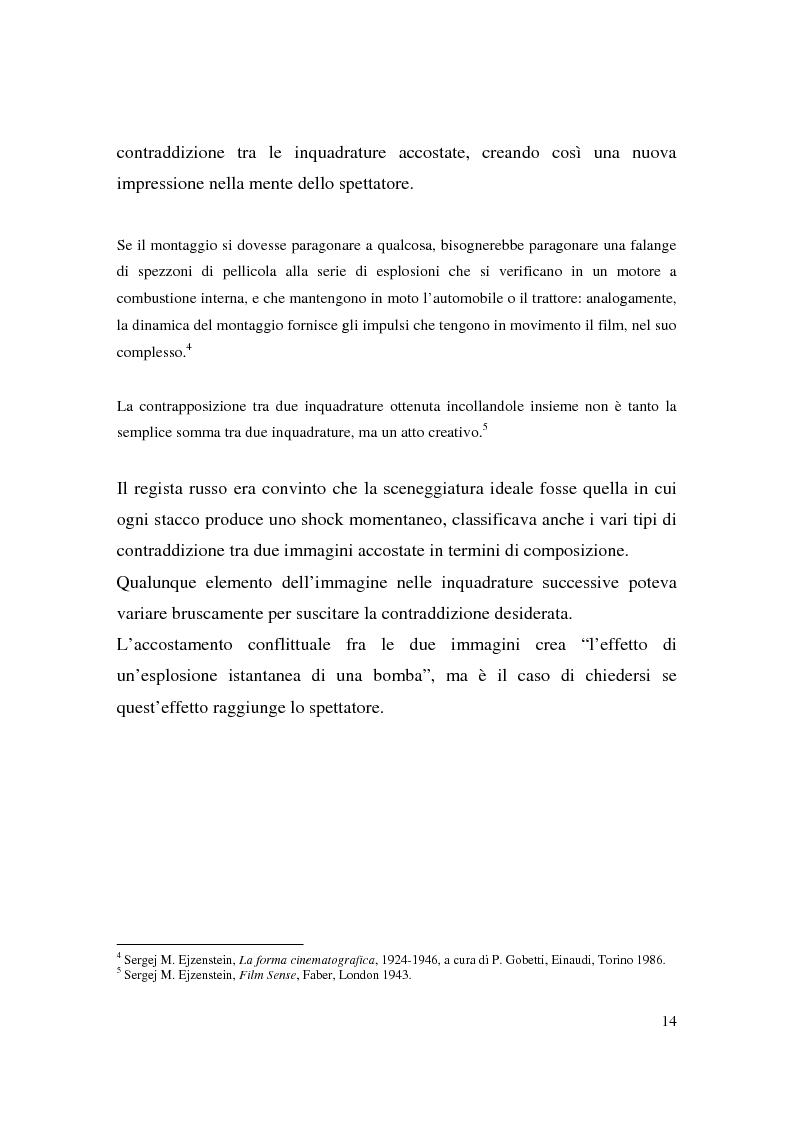 Anteprima della tesi: Montaggio e narrazione in Memento di Christopher Nolan e 21 Grammi di Alejando Gonzàlez Inarritu, Pagina 10