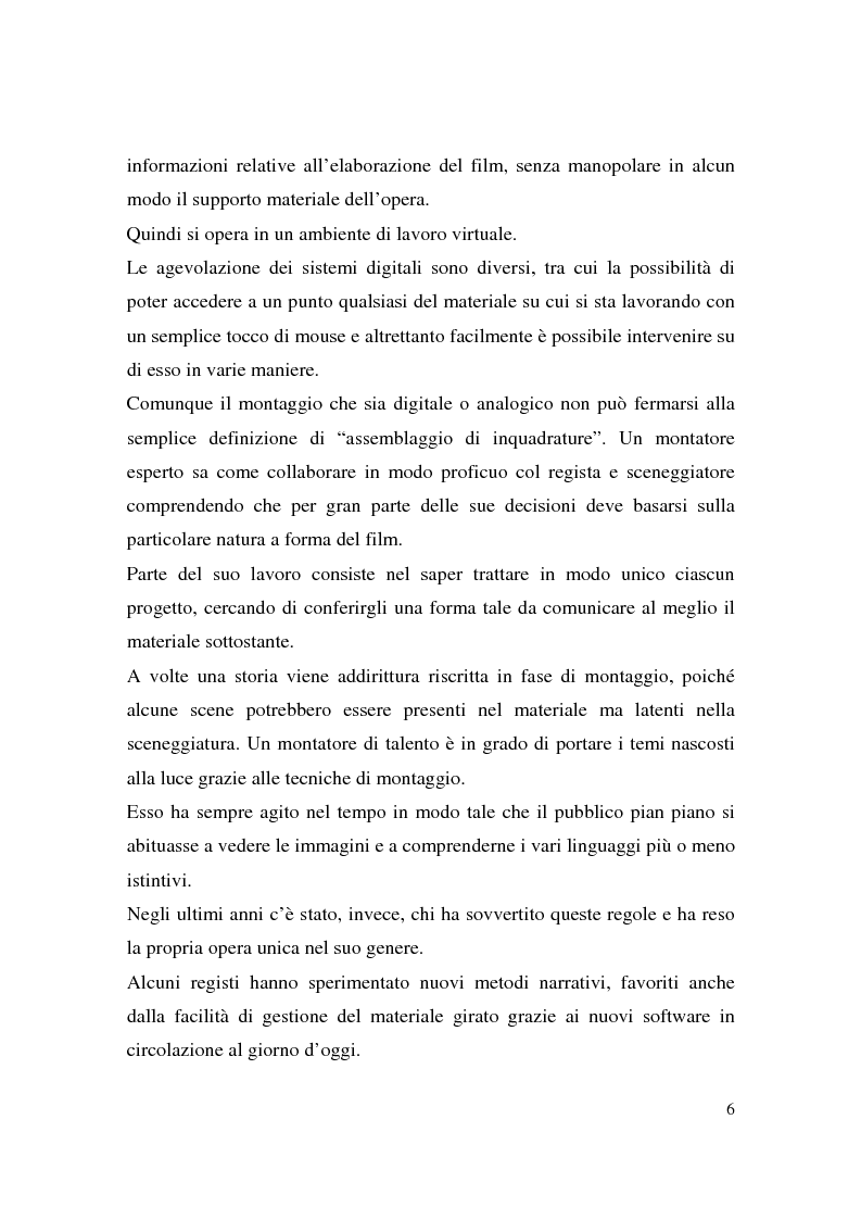 Anteprima della tesi: Montaggio e narrazione in Memento di Christopher Nolan e 21 Grammi di Alejando Gonzàlez Inarritu, Pagina 2