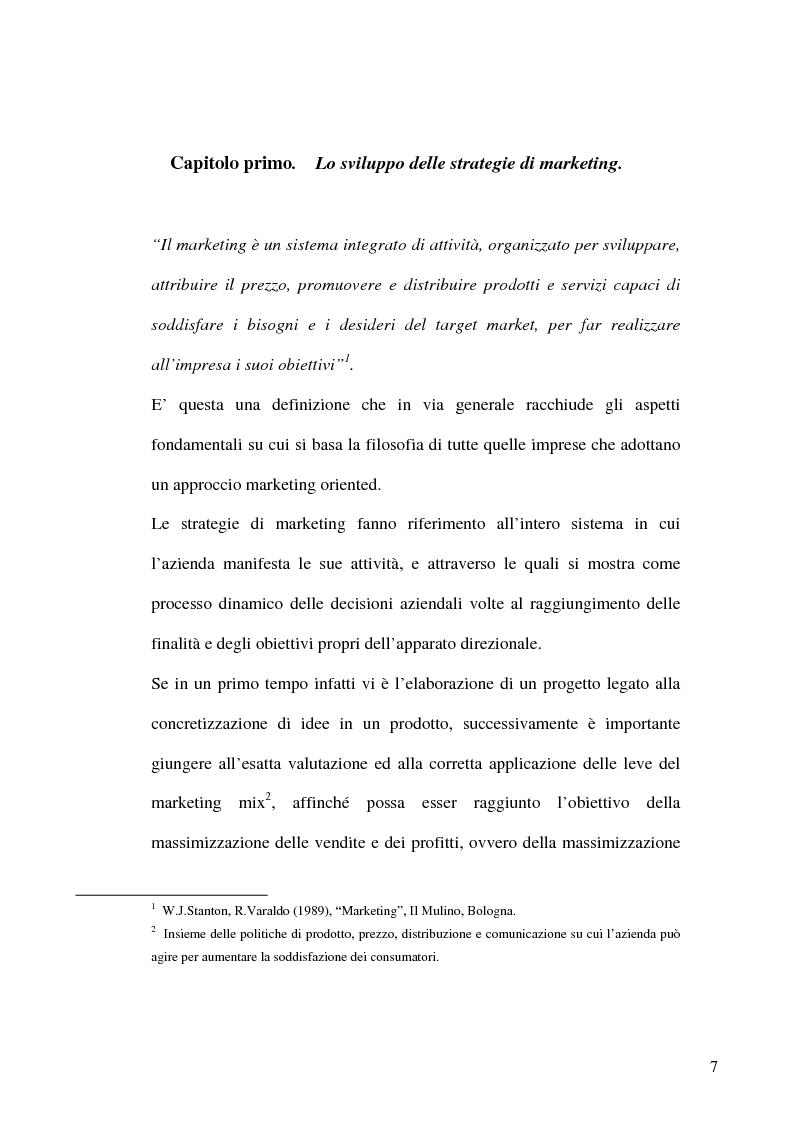 Anteprima della tesi: L'evoluzione del mercato dei prodotti alimentari: strategie di marketing delle imprese, Pagina 4
