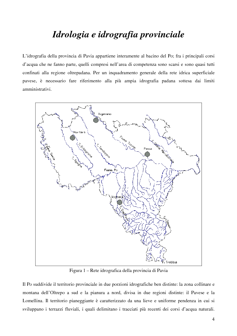 Anteprima della tesi: Ecologia delle comunità ittiche planiziali della provincia di Pavia, Pagina 2