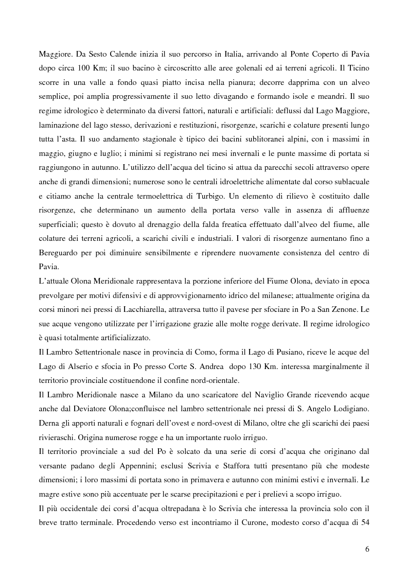 Anteprima della tesi: Ecologia delle comunità ittiche planiziali della provincia di Pavia, Pagina 4