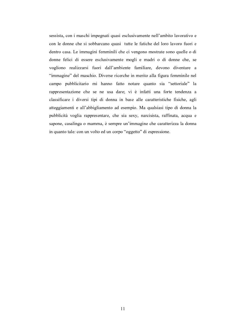 Anteprima della tesi: La rappresentazione della donna nella pubblicità dei cosmetici. Una ricerca di analisi del contenuto., Pagina 8