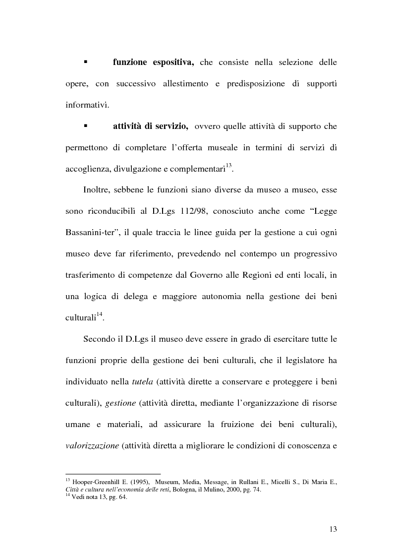 Anteprima della tesi: La rete dei musei virtuali come strumento di sviluppo locale: il caso di Benevento, Pagina 11