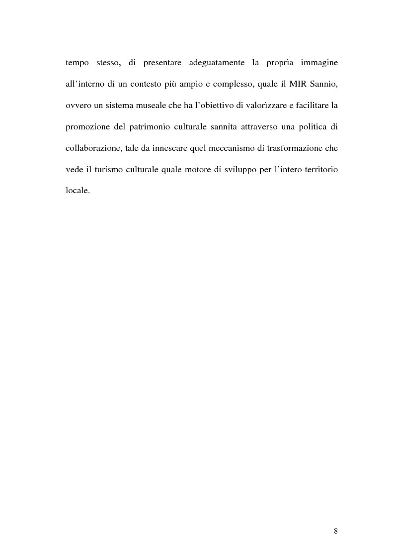 Anteprima della tesi: La rete dei musei virtuali come strumento di sviluppo locale: il caso di Benevento, Pagina 6