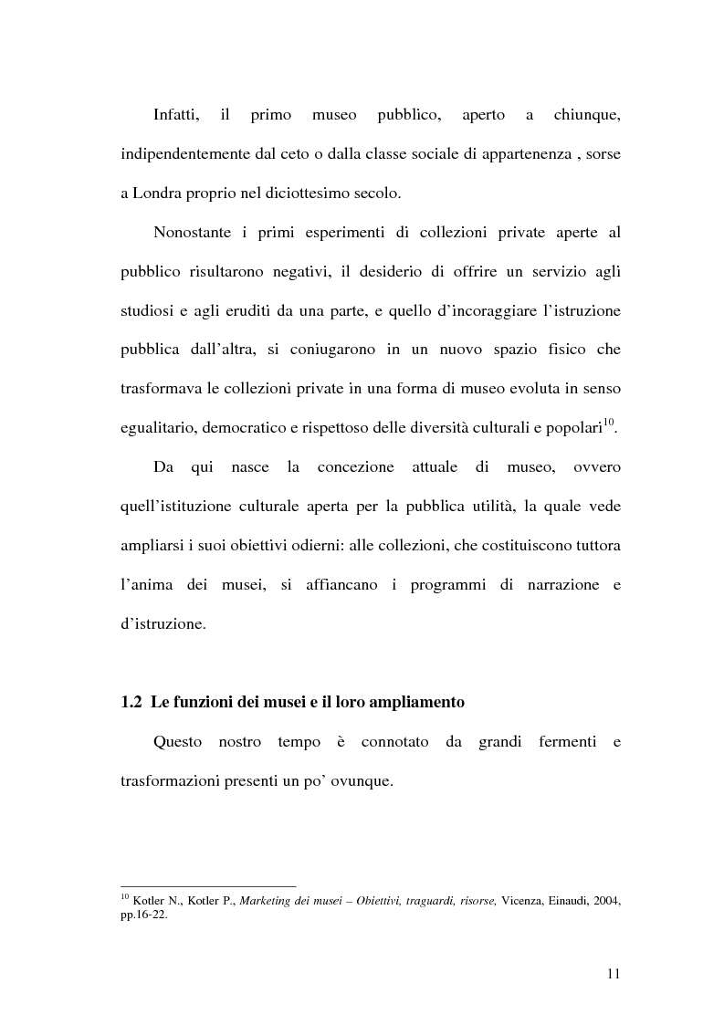 Anteprima della tesi: La rete dei musei virtuali come strumento di sviluppo locale: il caso di Benevento, Pagina 9