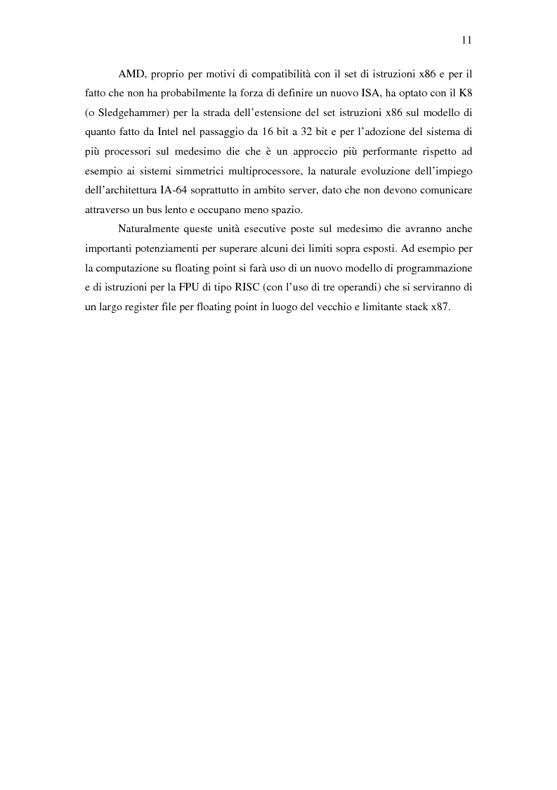 Anteprima della tesi: Analisi delle architetture di microprocessori commerciali, Pagina 12