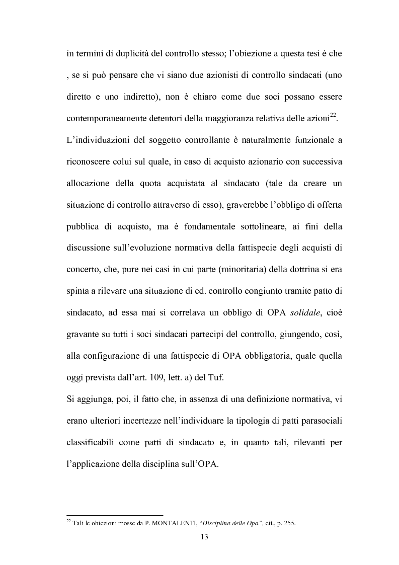 Anteprima della tesi: L'Opa di concerto, Pagina 13