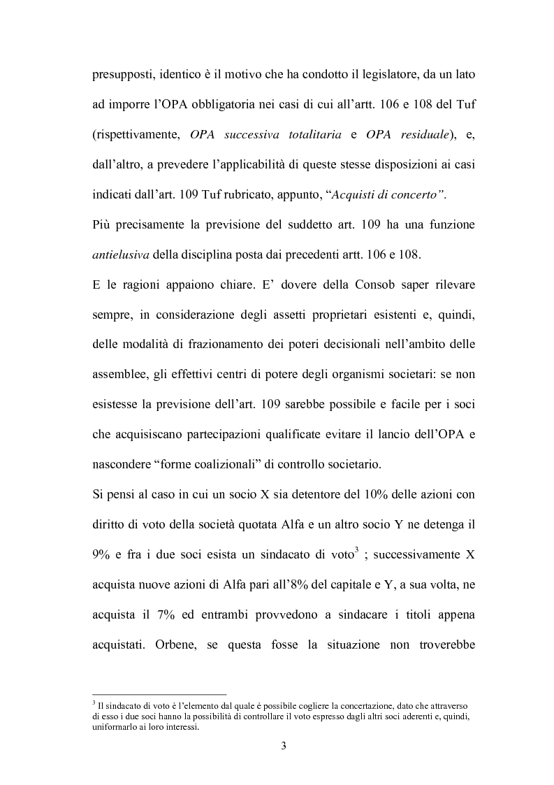 Anteprima della tesi: L'Opa di concerto, Pagina 3