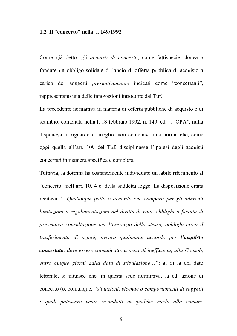 Anteprima della tesi: L'Opa di concerto, Pagina 8