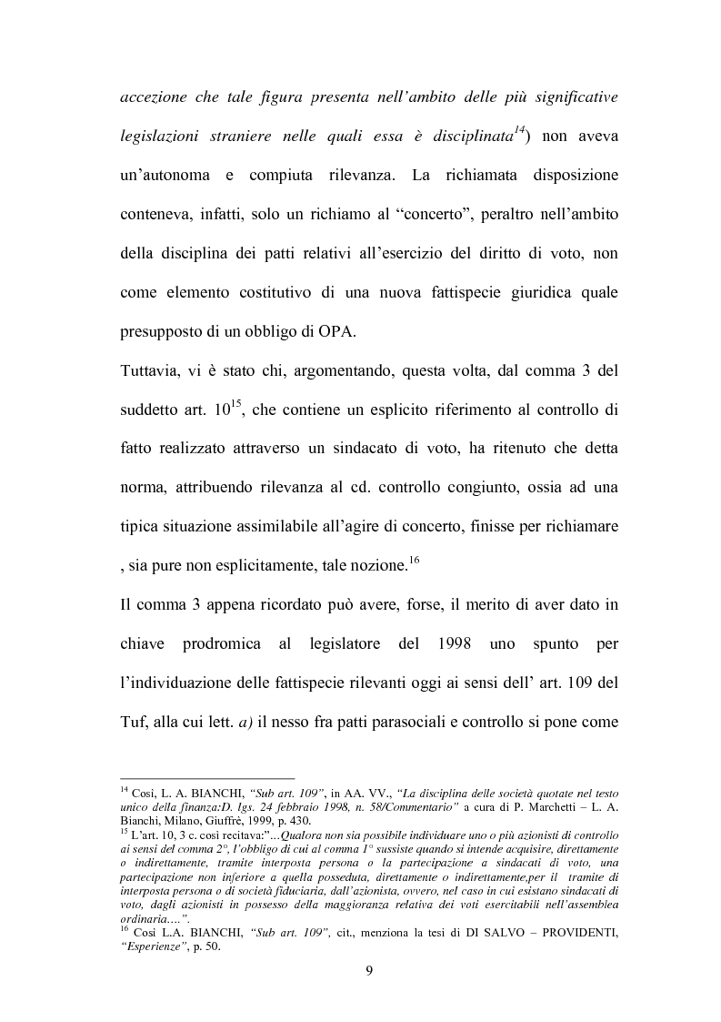 Anteprima della tesi: L'Opa di concerto, Pagina 9