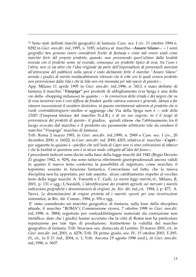 Anteprima della tesi: Il marchio geografico, Pagina 9