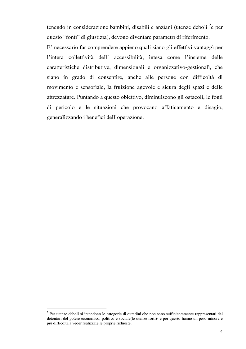 Anteprima della tesi: Strutture turistiche accessibili: l'Orto Botanico del comune di Roma, Pagina 2