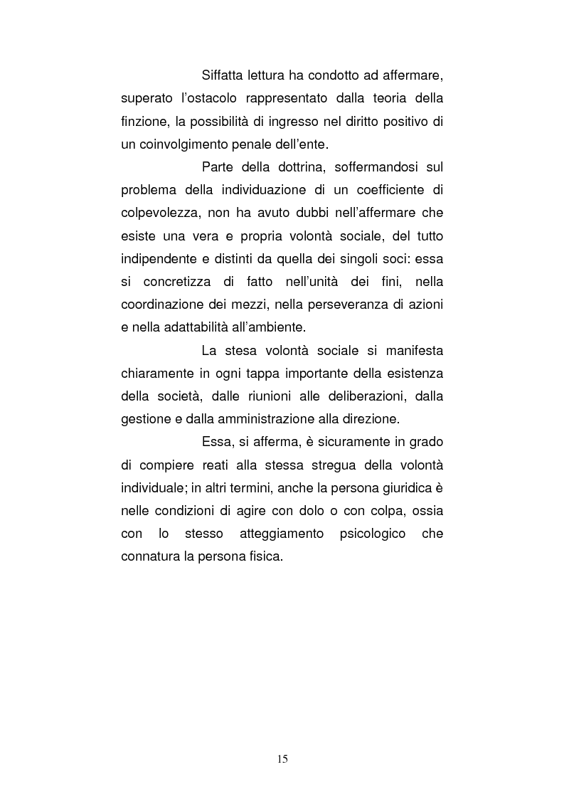 Anteprima della tesi: Le strutture organizzative di cui alla L. 231/2001: un’analisi comparativa, Pagina 10