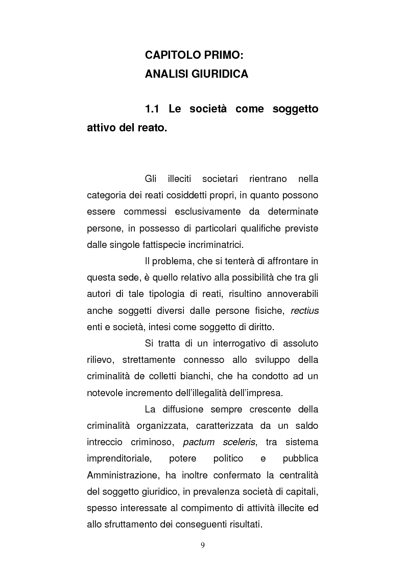 Anteprima della tesi: Le strutture organizzative di cui alla L. 231/2001: un’analisi comparativa, Pagina 4