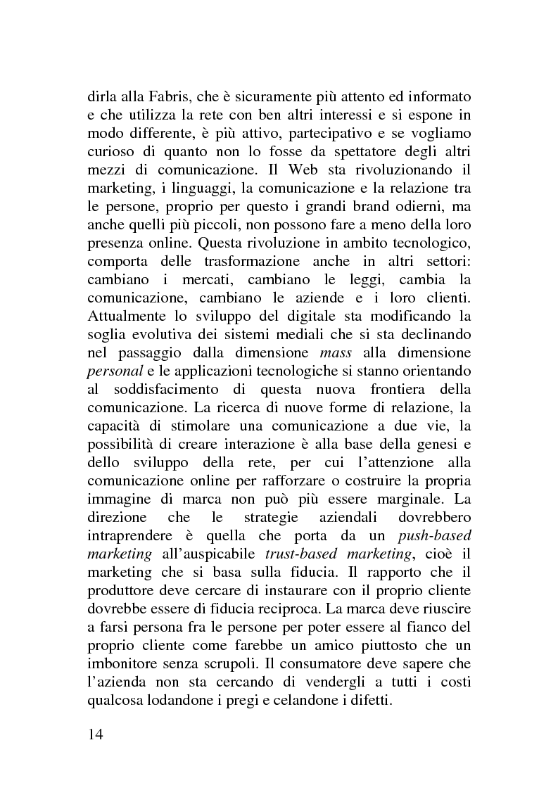 Anteprima della tesi: Il corporate blog - L'utilizzo del blog nella relazione con il cliente, Pagina 9