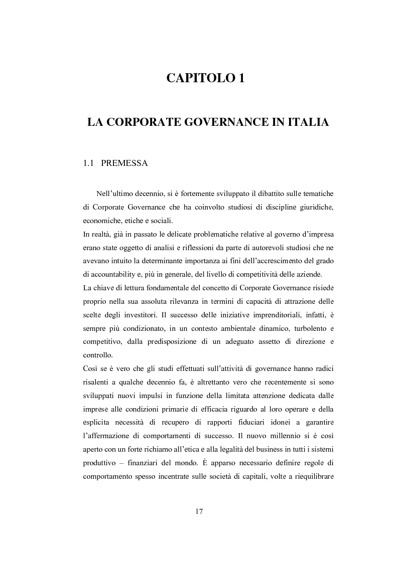 Anteprima della tesi: La comunicazione sulla Corporate Governance: analisi delle relazioni dei principali istituti di credito, Pagina 5