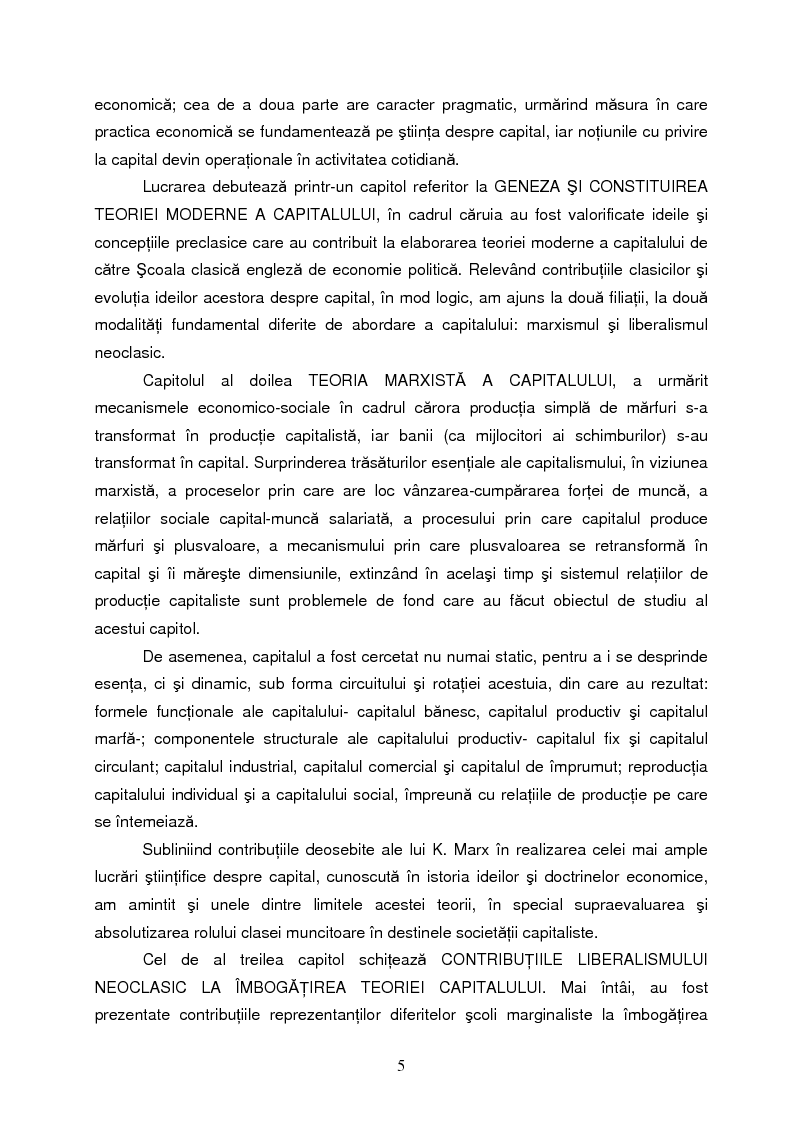 Anteprima della tesi: Capitalul in teoria si pratica economica, Pagina 2