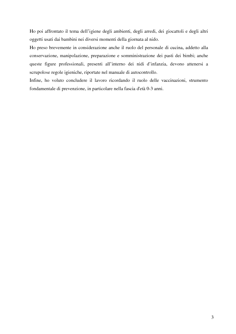 Anteprima della tesi: Le malattie infettive nei nidi d'infanzia: conoscere per prevenire, Pagina 2