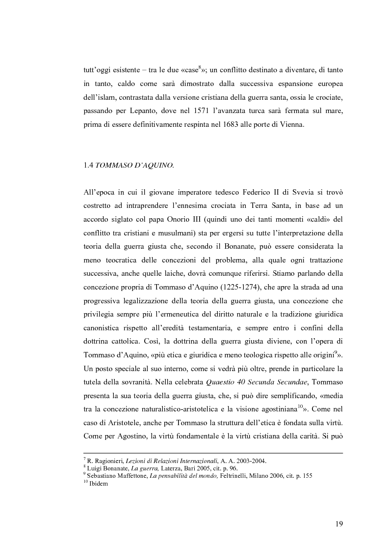 Anteprima della tesi: La Guerra Giusta: teoria e casi pratici, Pagina 14