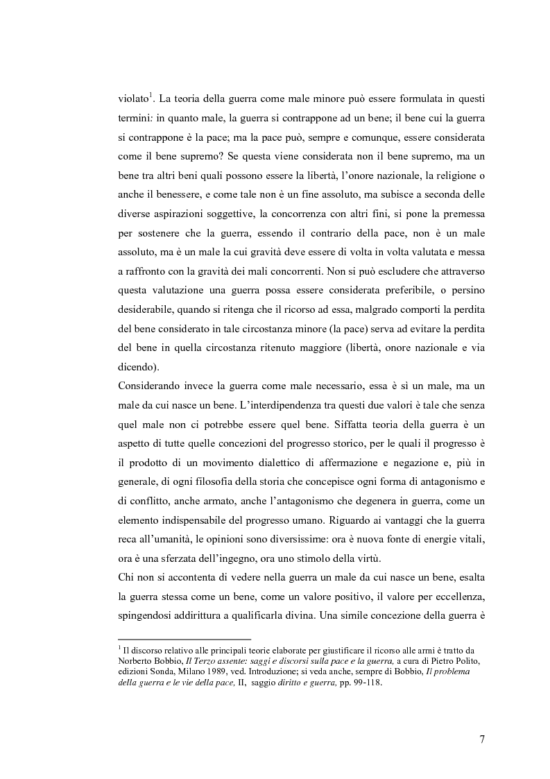 Anteprima della tesi: La Guerra Giusta: teoria e casi pratici, Pagina 2