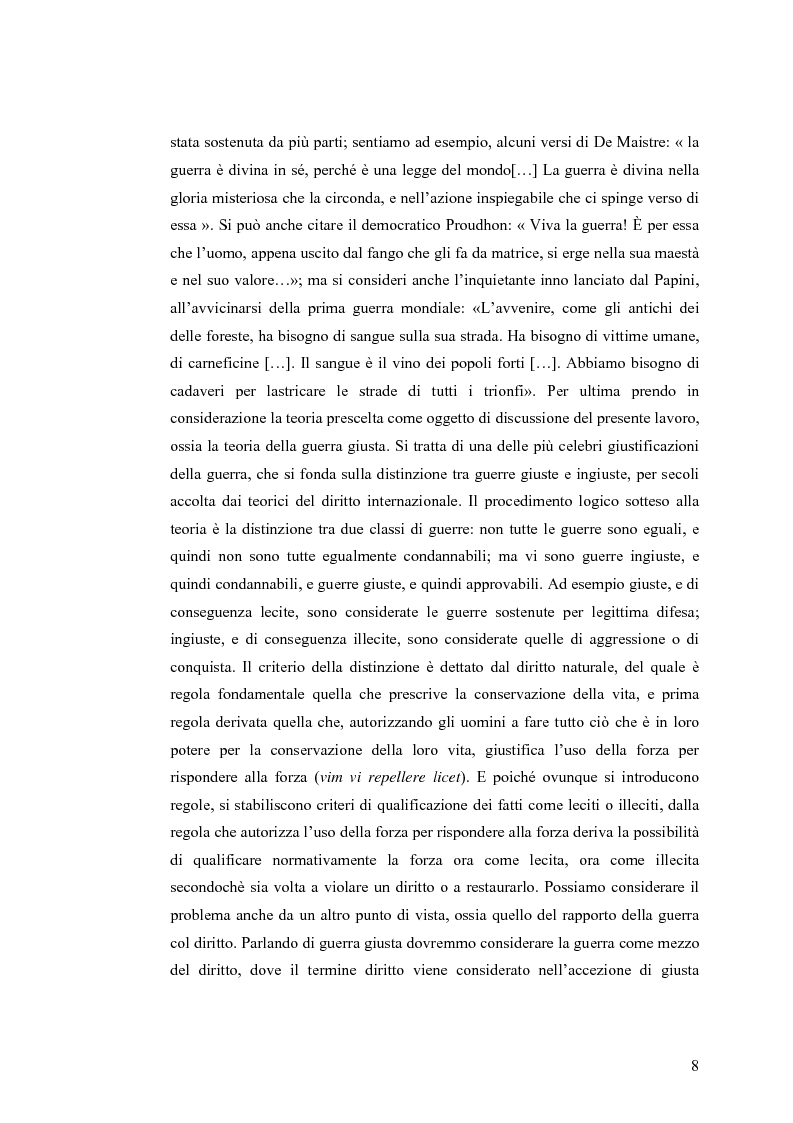 Anteprima della tesi: La Guerra Giusta: teoria e casi pratici, Pagina 3