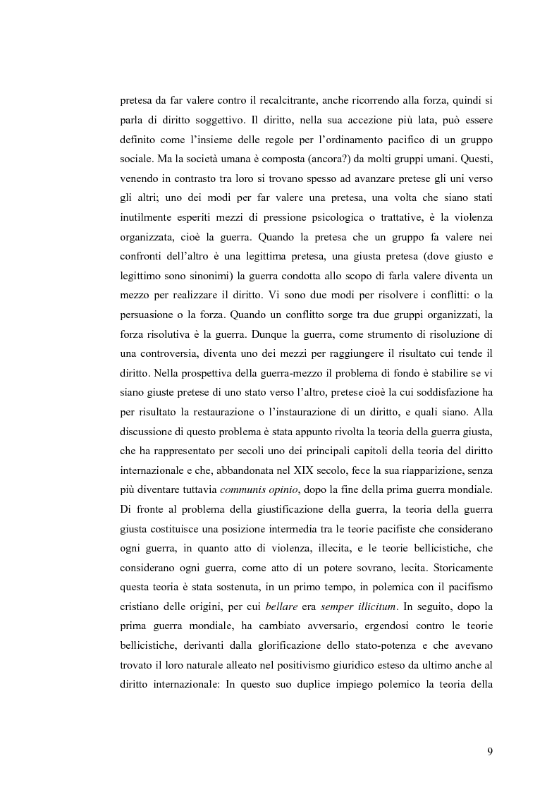 Anteprima della tesi: La Guerra Giusta: teoria e casi pratici, Pagina 4