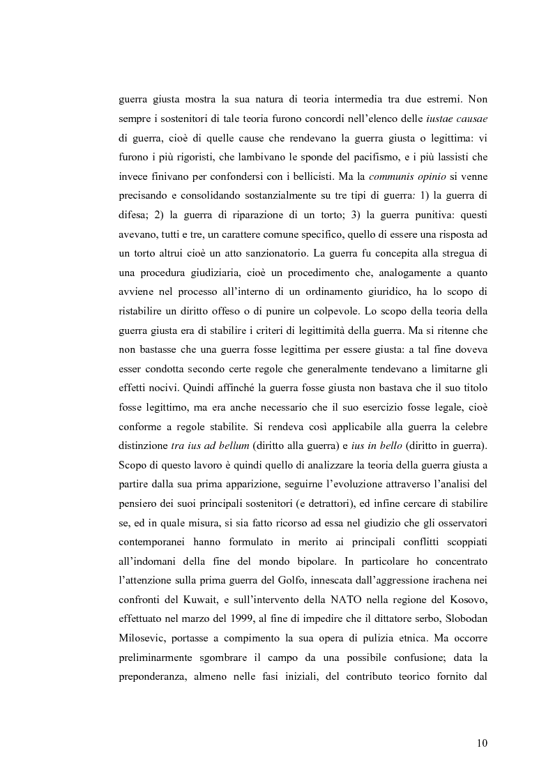 Anteprima della tesi: La Guerra Giusta: teoria e casi pratici, Pagina 5