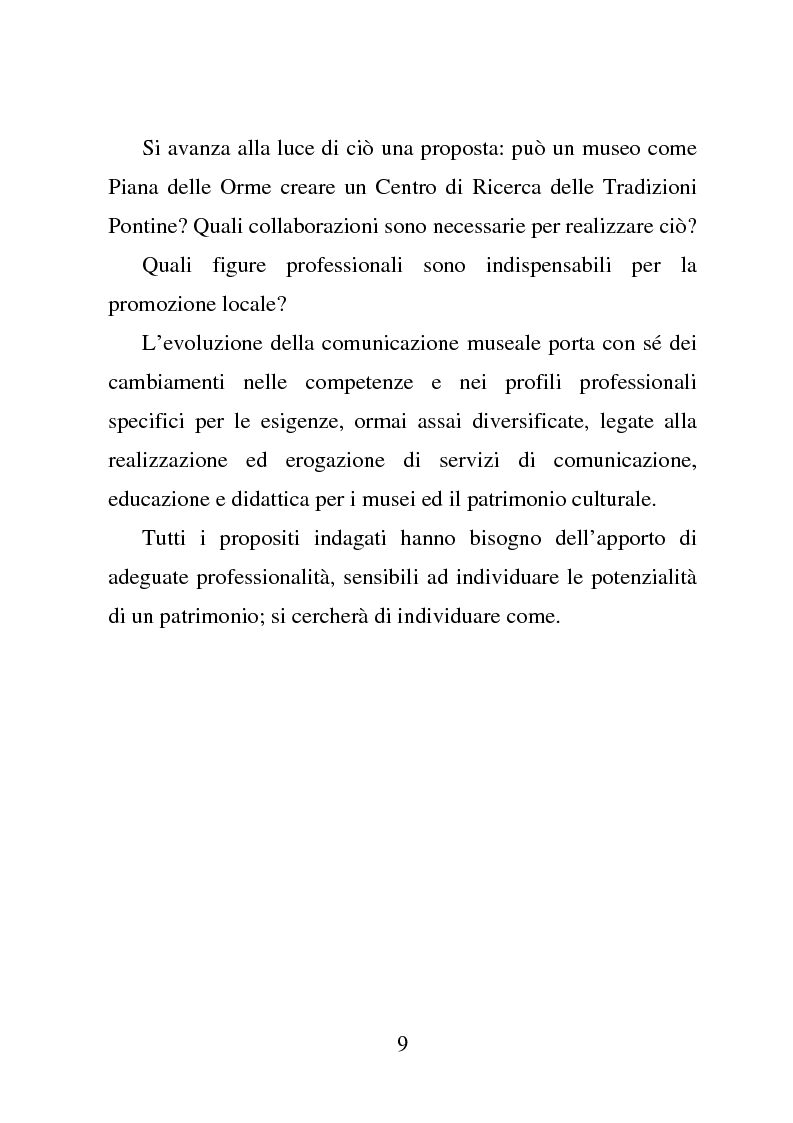 Anteprima della tesi: Piana delle Orme tra antropologia e storia: come si comunica il patrimonio, Pagina 4